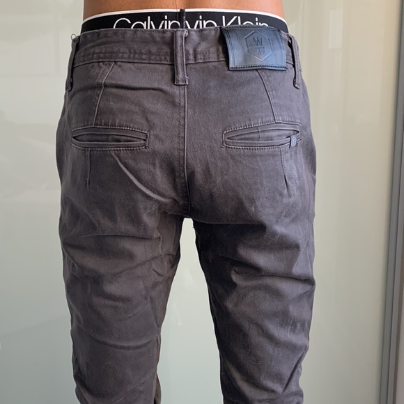Gray West49 Skinny Chinos - Size 28/32 - Picture 3 of 5
